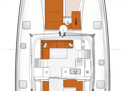 Verhuur Catamaran Excess met vaarbewijs