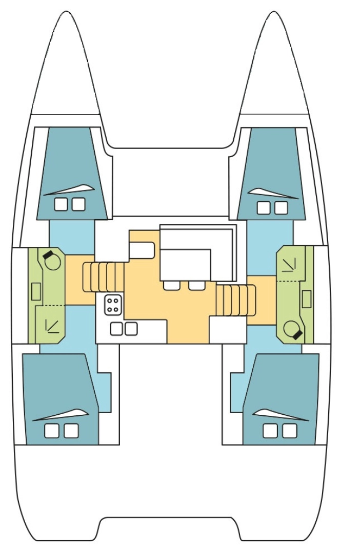 Lagoon Lagoon 40 te huur van particulier of professional in Airlie Beach