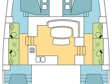 Verhuur Catamaran Lagoon met vaarbewijs