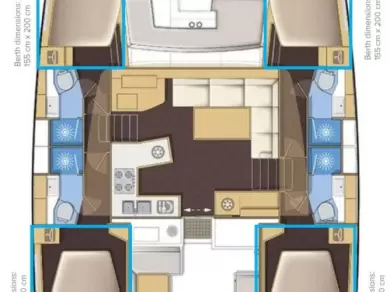 Jachthuur in Kaštela - Lagoon Lagoon 450 F via SamBoat