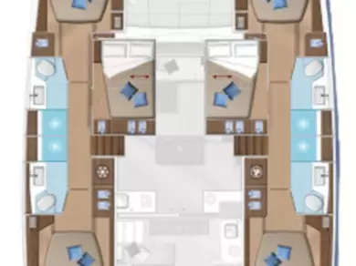 Verhuur Catamaran in Kaštela - Lagoon Lagoon 50