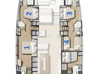 Huur Catamaran met of zonder schipper Bali in Salerno