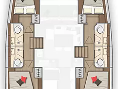 Verhuur Catamaran Lagoon met vaarbewijs