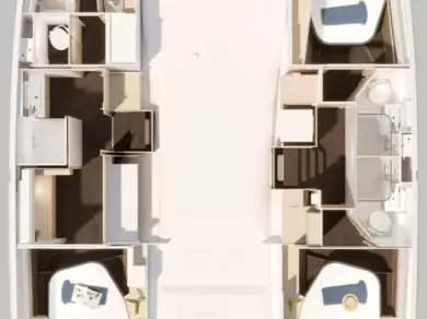 Bootverhuur Road Town goedkoop Fountaine Pajot FP 44 Maestro - 3 cab.