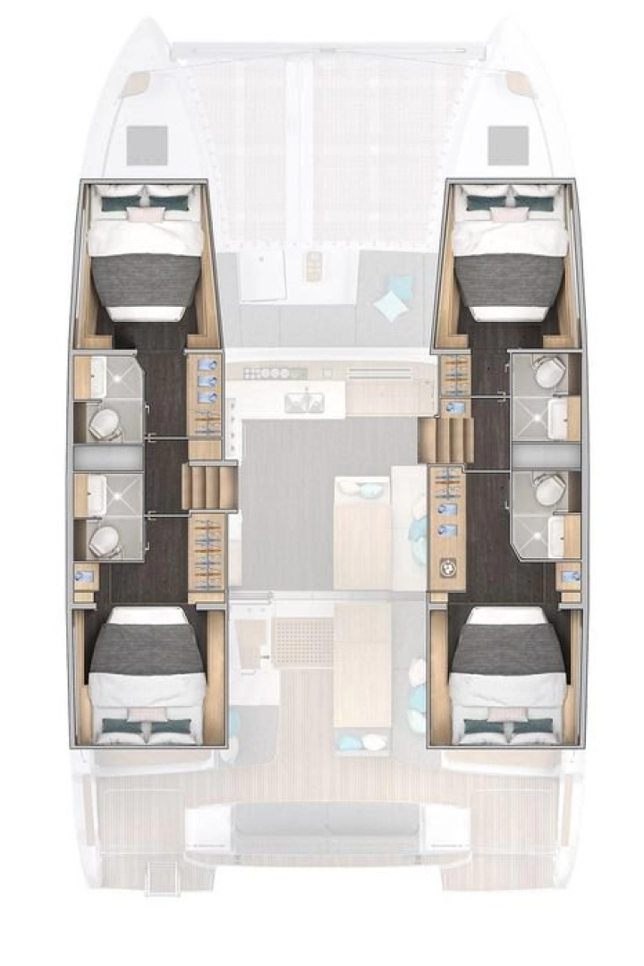 Huur Catamaran met of zonder schipper Lagoon in Ao Po