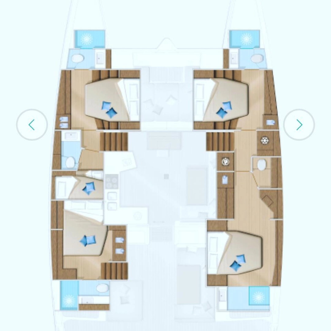 Verhuur Catamaran Lagoon met vaarbewijs