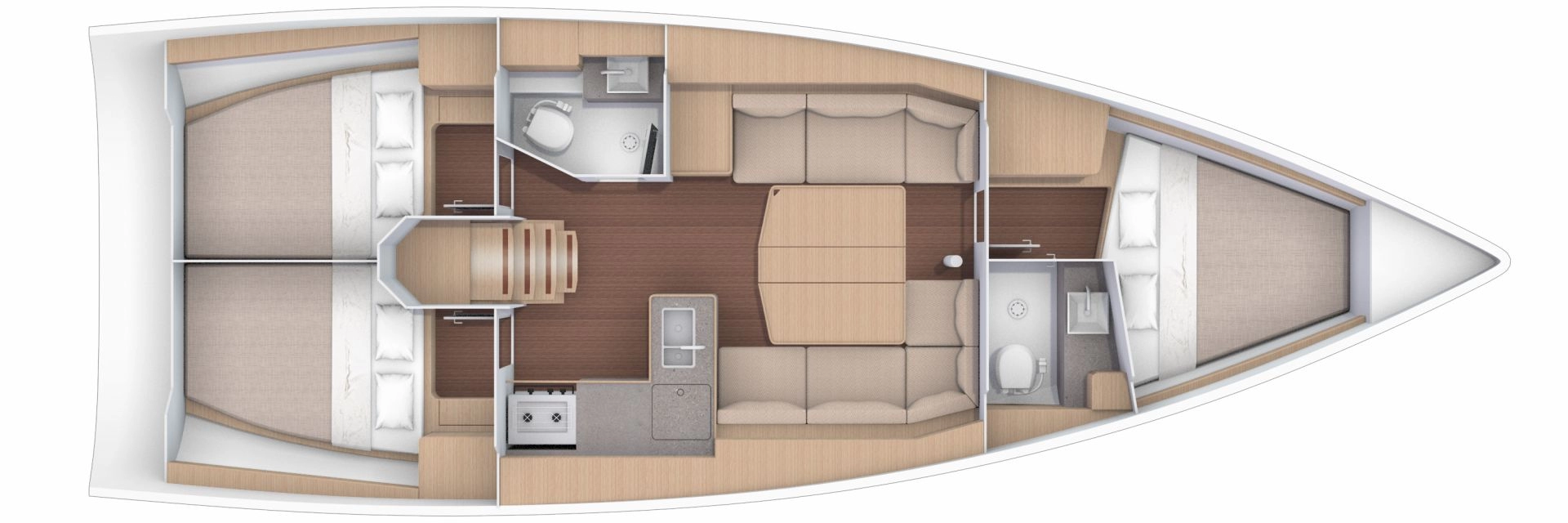 Bootverhuur Dufour Dufour 390 Grand Large in Marseille via SamBoat