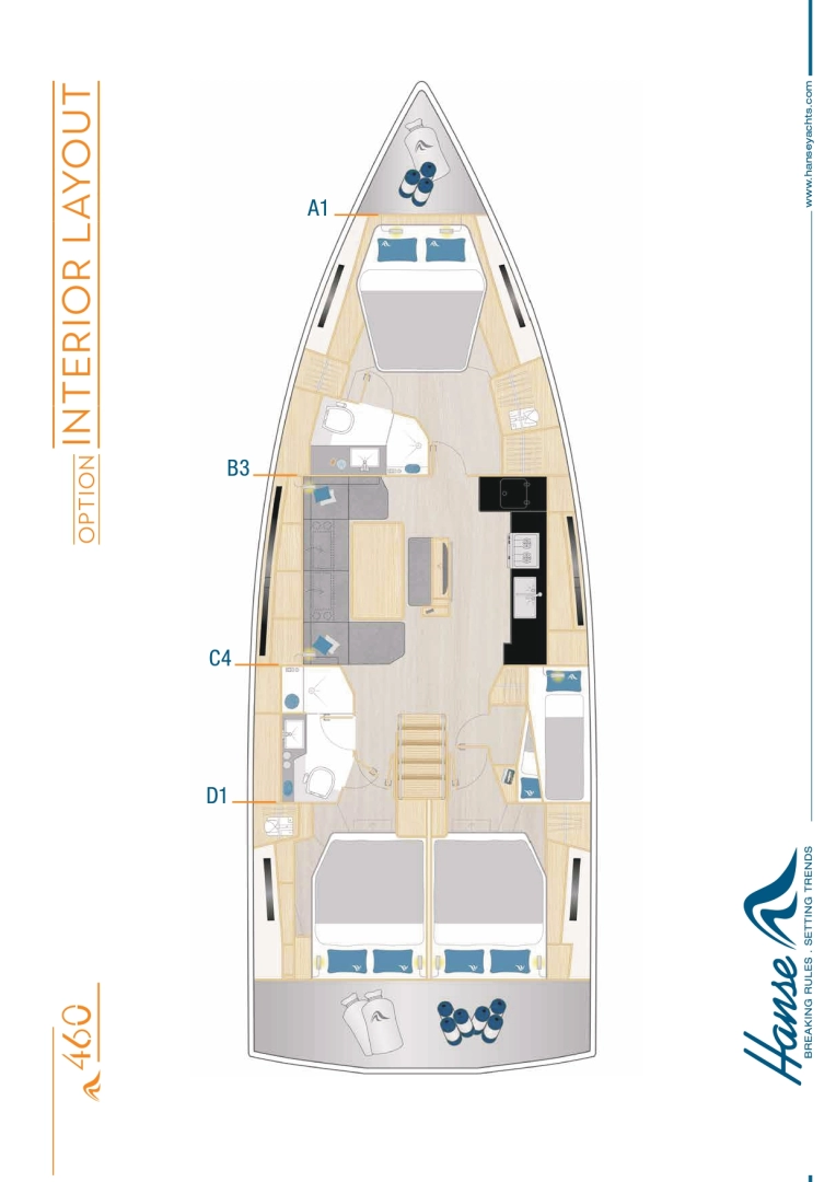 Jachthuur in Marseille - Hanse Hanse 460 via SamBoat
