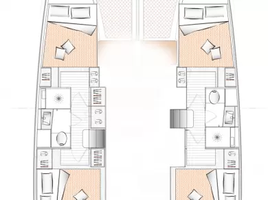 Huur Catamaran met of zonder schipper Excess in Préveza