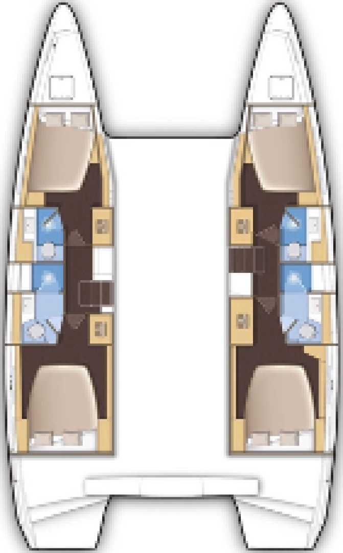 Verhuur Catamaran in Saint-Raphaël - Lagoon Lagoon 42