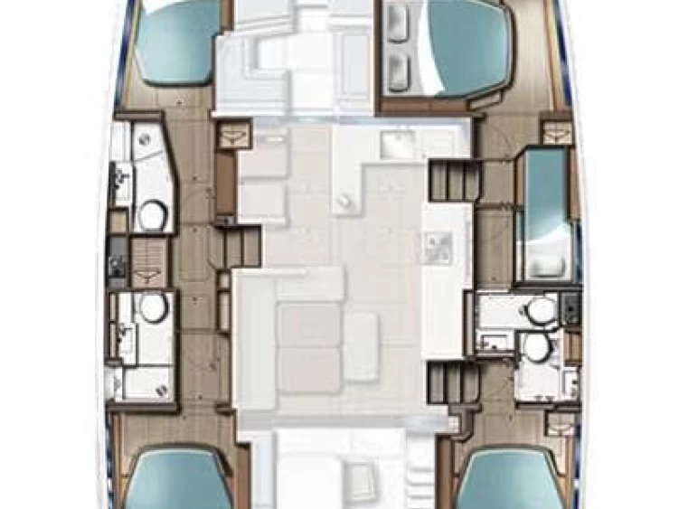 Verhuur Catamaran Leopard Catamarans / Robertson & Caine met vaarbewijs