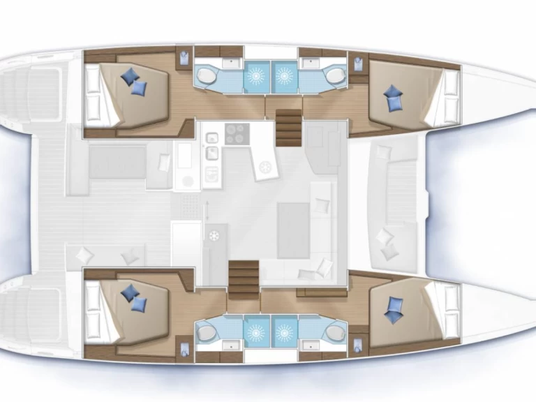 Lagoon LAGOON 450 S  te huur van particulier of professional in Figari