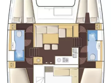 Huur Catamaran met of zonder schipper Lagoon in Šibenik