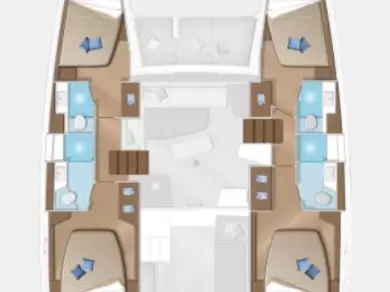 Verhuur Catamaran Lagoon met vaarbewijs