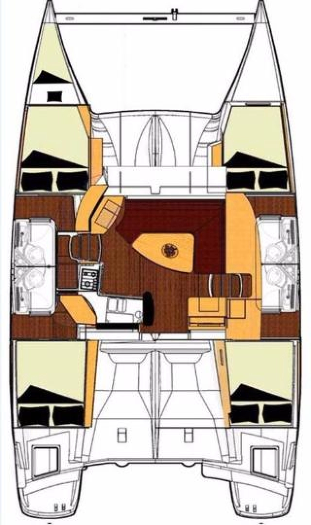 Verhuur Catamaran Fountaine Pajot met vaarbewijs