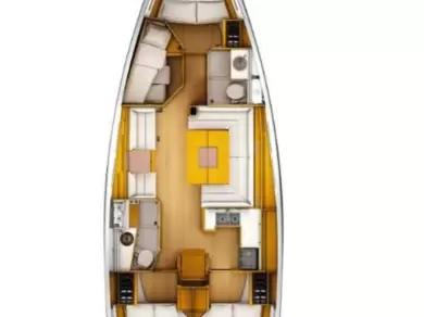 Verhuur Zeilboot in Sant Antoni de Portmany - Jeanneau Sun Odyssey 449