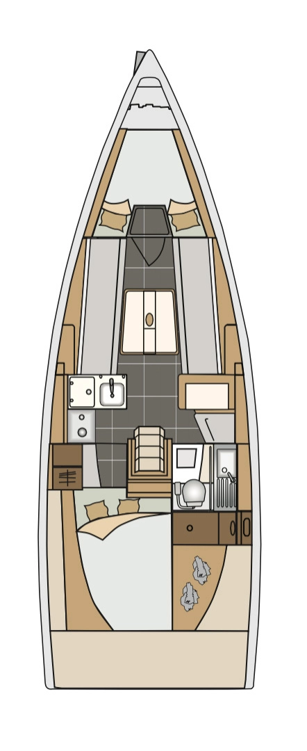 Verhuur Zeilboot Elan met vaarbewijs