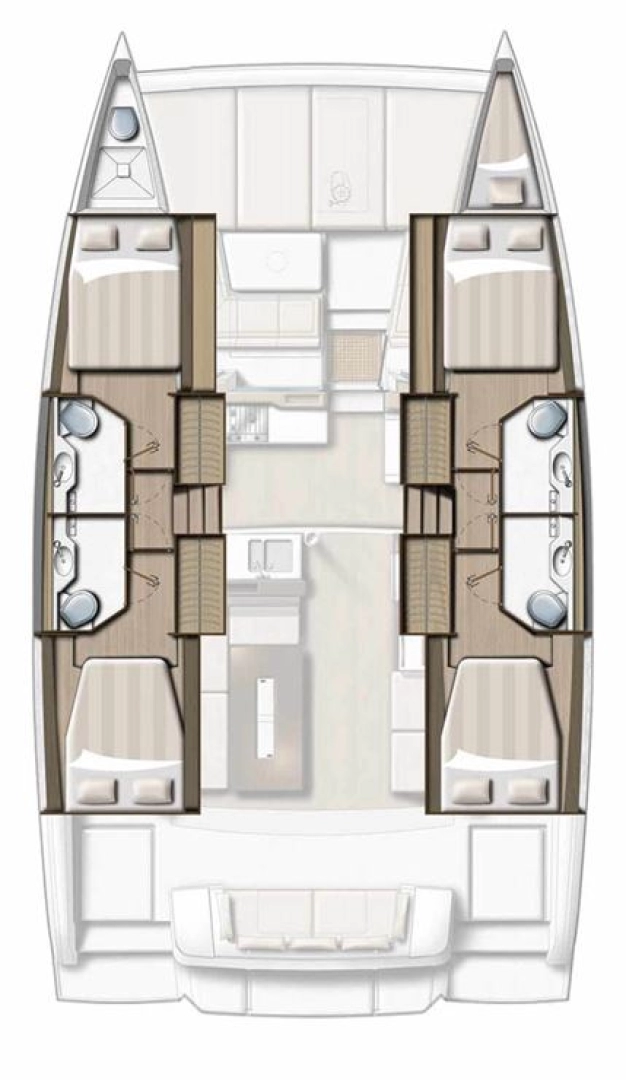 Huur Catamaran met of zonder schipper Bali in Palma de Mallorca