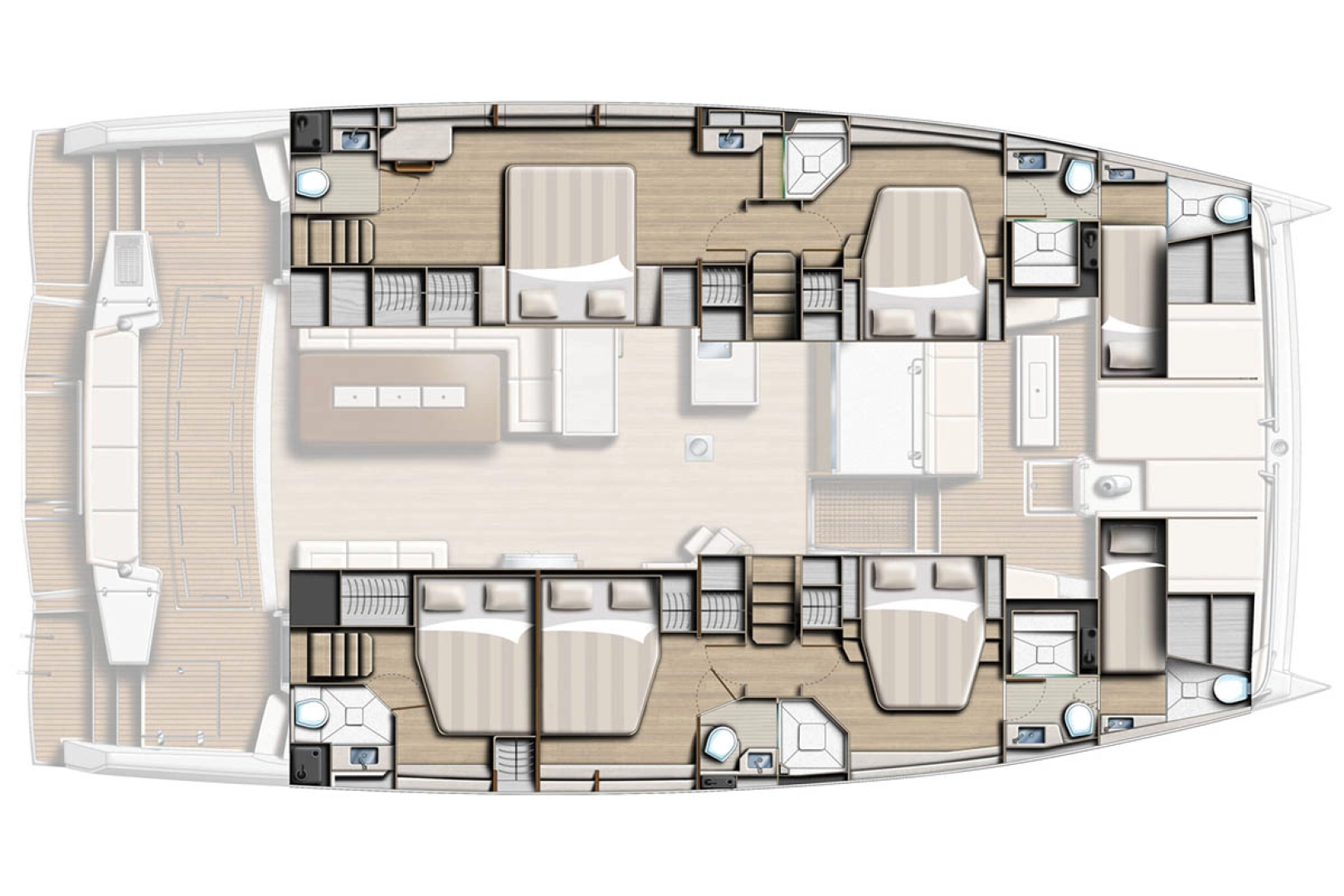 Verhuur Catamaran in Road Town - Bali Bali 5.4