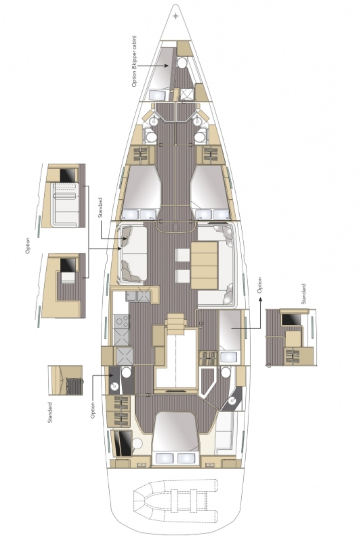 Verhuur Zeilboot in Pula - Jeanneau Jeanneau 64