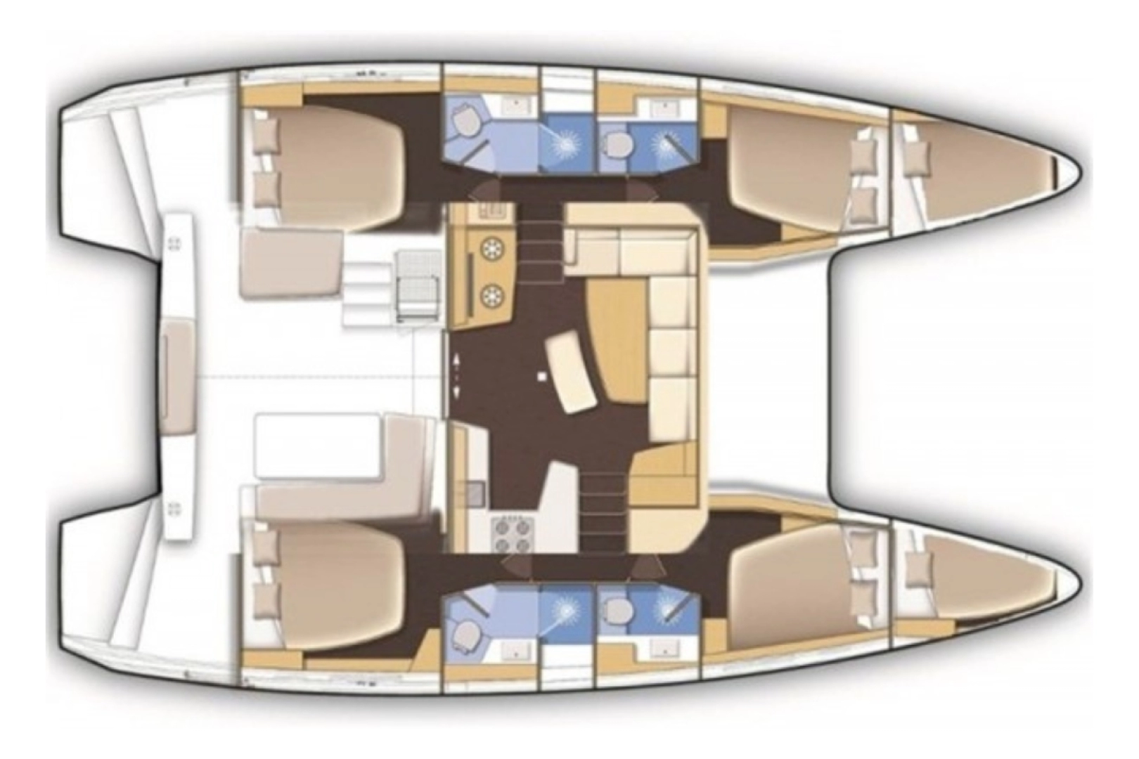 Huur Catamaran met of zonder schipper Lagoon in Biograd na Moru