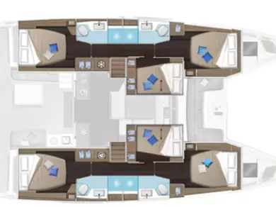 Verhuur Catamaran in Álimos - Lagoon Lagoon 51