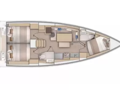 Huur Zeilboot met of zonder schipper Bénéteau in Skradin