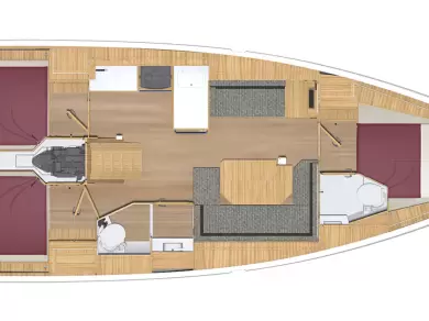 Verhuur Zeilboot in Rogoznica - Bavaria Bavaria C38