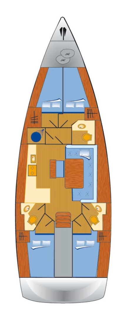 Jachthuur in Rogoznica - Bavaria Cruiser 46 via SamBoat