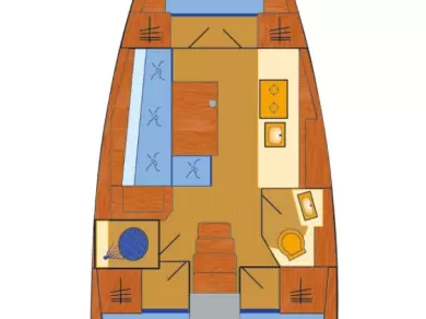 Verhuur Zeilboot Bénéteau met vaarbewijs