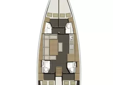 Huur een Dufour Dufour 460 Grand Large in Primošten