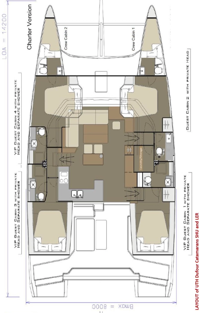 Bootverhuur Primošten goedkoop Dufour Catamarans 48 Sail