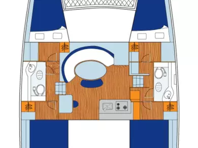 Huur Catamaran met of zonder schipper Lagoon in Álimos