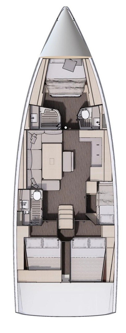 Verhuur Zeilboot Dufour met vaarbewijs