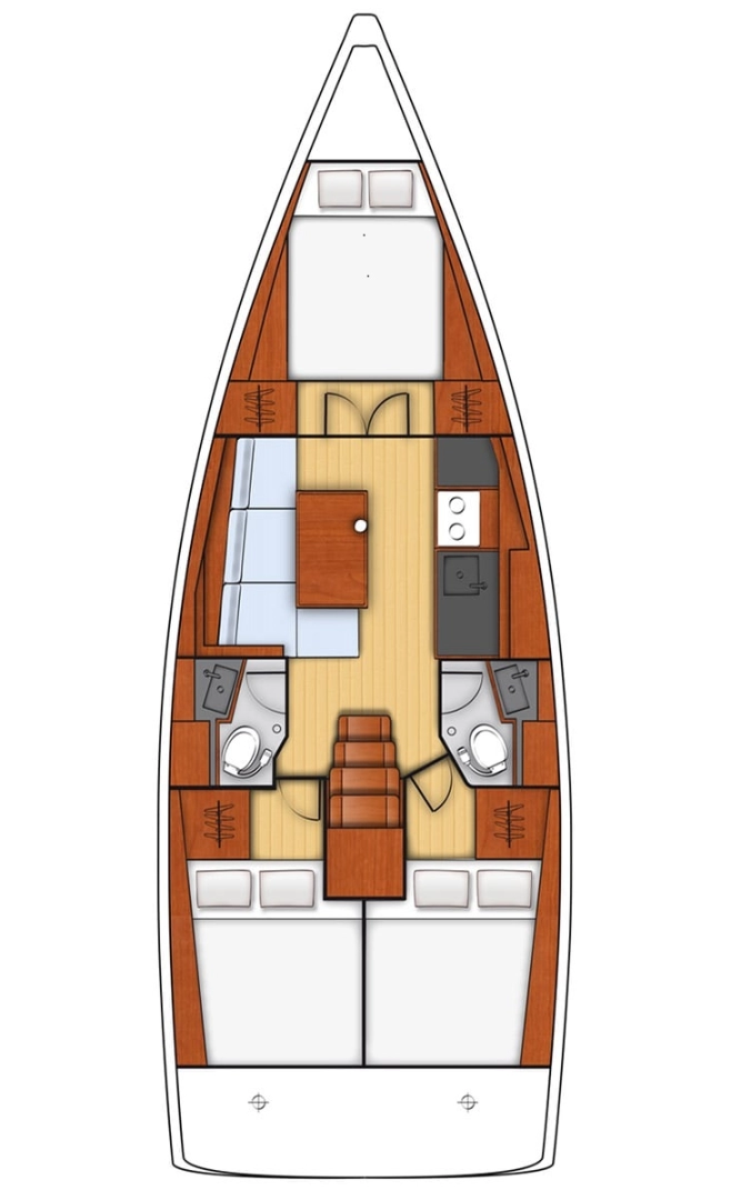 Huur Zeilboot met of zonder schipper Bénéteau in Komolac