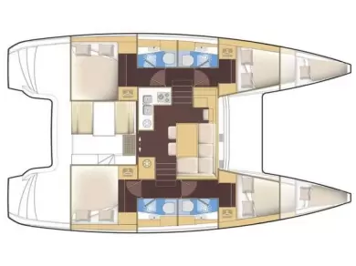Huur Catamaran met of zonder schipper Lagoon in Álimos