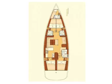 Verhuur Zeilboot in Lefkáda - Bénéteau Oceanis 54