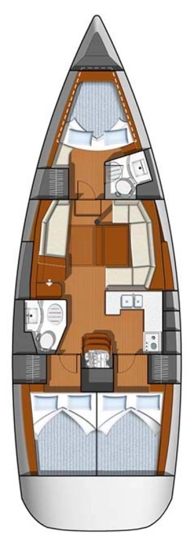 Bootverhuur Lefkáda goedkoop Sun Odyssey 42 DS