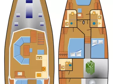 Jachthuur in Can Pastilla - Hanse Moody 54 DS via SamBoat