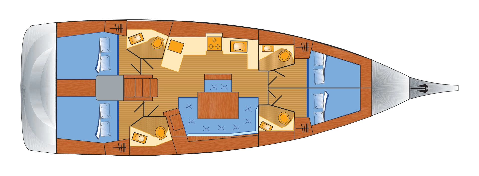 Bootverhuur Can Pastilla goedkoop Oceanis 46.1