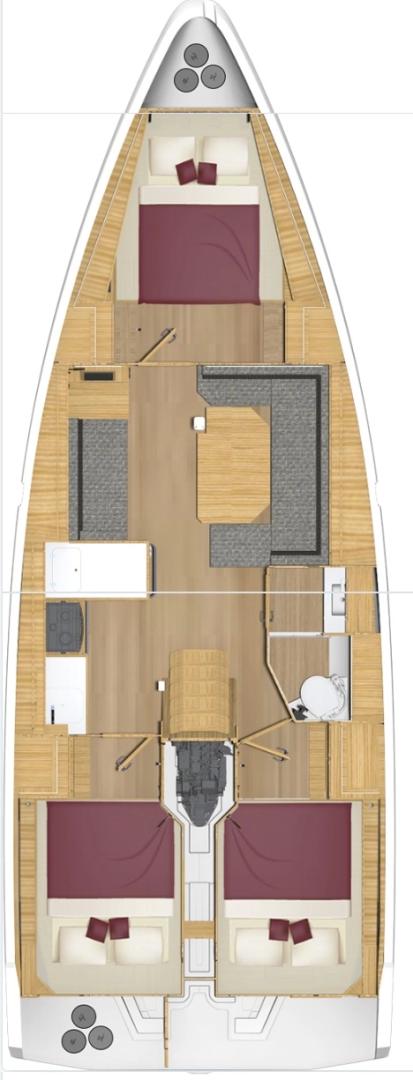 Verhuur Zeilboot in Göcek - Bavaria Bavaria C38