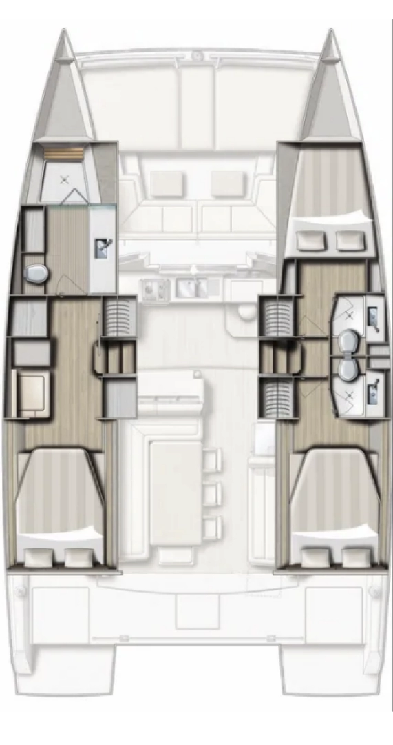 Verhuur Catamaran in Kaštela - Bali Bali 4.0