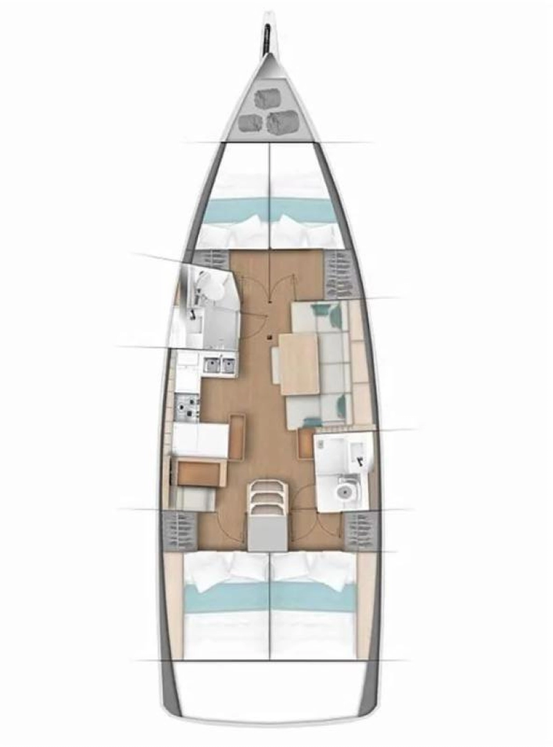 Huur Zeilboot met of zonder schipper Jeanneau in Gouviá