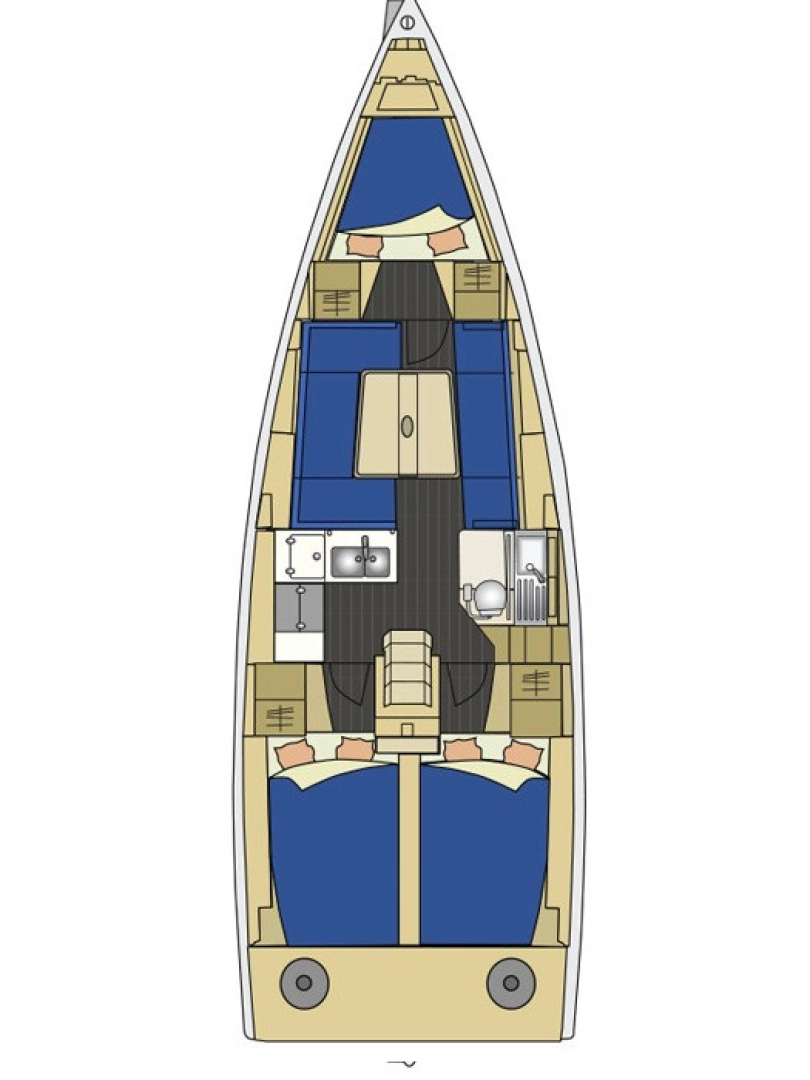 Bootverhuur Biograd na Moru goedkoop Elan 350 Performance