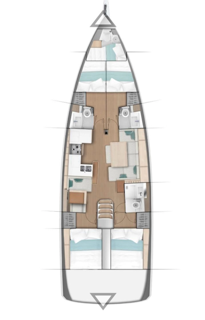 Huur Zeilboot met of zonder schipper Jeanneau in Trogir