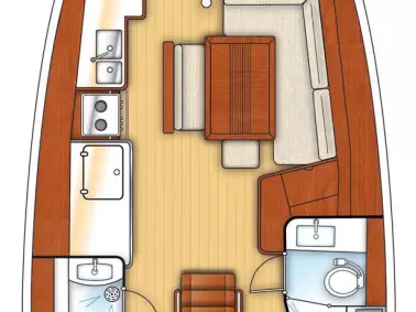 Verhuur Zeilboot Bénéteau met vaarbewijs