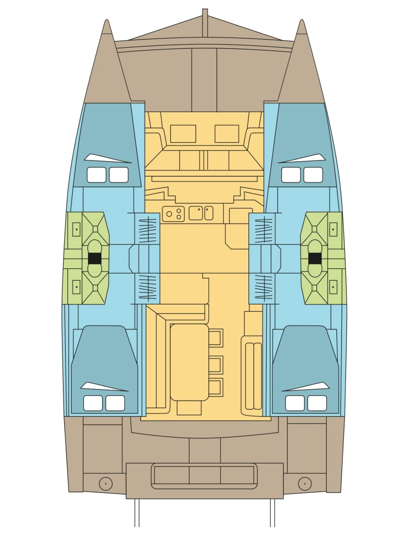 Huur Catamaran met of zonder schipper Bali in Airlie Beach