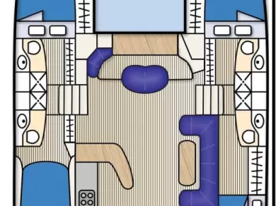 Verhuur Motorboot Fountaine Pajot met vaarbewijs