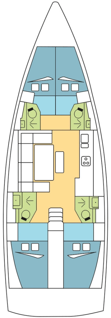 Verhuur Zeilboot in Seget Donji - Dufour Dufour 460 Grand Large