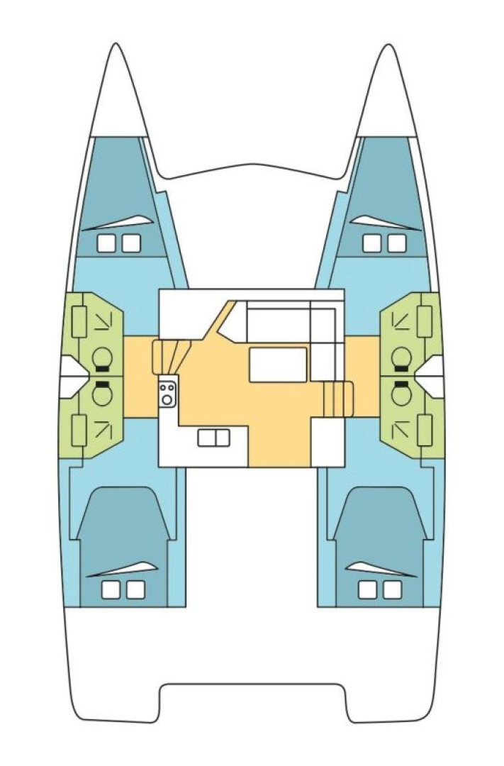 Huur een Fountaine Pajot Isla 40 in Parham Town